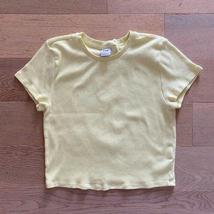 Tna Ribbed cropped T Shirt